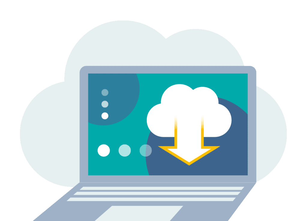 ALS_Downloads_zentriert Illustration Seminarunterlagen herunterladen