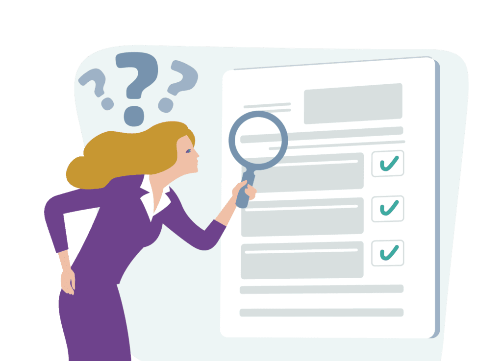 Illustration Fragen und Antworten