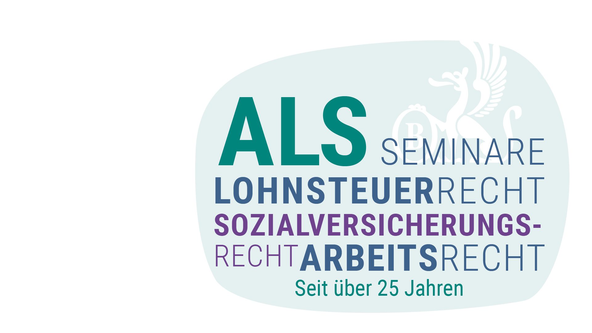 Illustration Wortwolke BeckAkademie ALS Seminare für Lohnsteuerrecht, Sozialversicherungsrecht und Arbeitsrecht